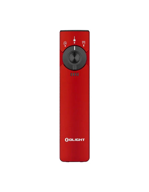 Load image into Gallery viewer, OLIGHT ARKFELDPRO3RRDCWV3RGL Arkfeld Pro Flat EDC Flashlight with LED Light UV and Laser - Red
