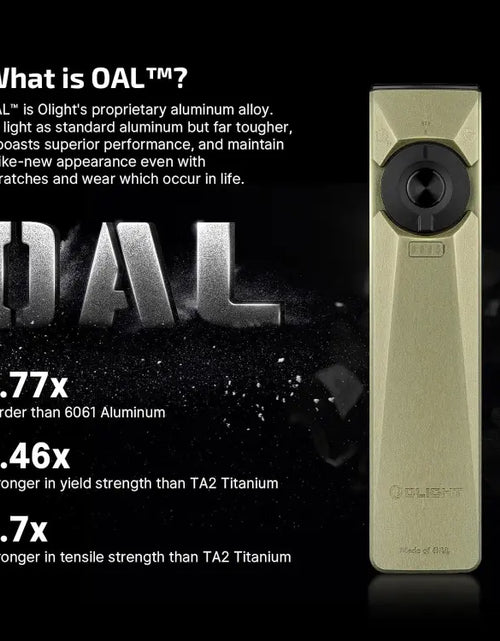 Load image into Gallery viewer, OLIGHT ARKFELDULTRAOLG Arkfeld Ultra 3-in-1 EDC Flashlight with O-aluminum Material - Olive Green CW(5700K~6700K)
