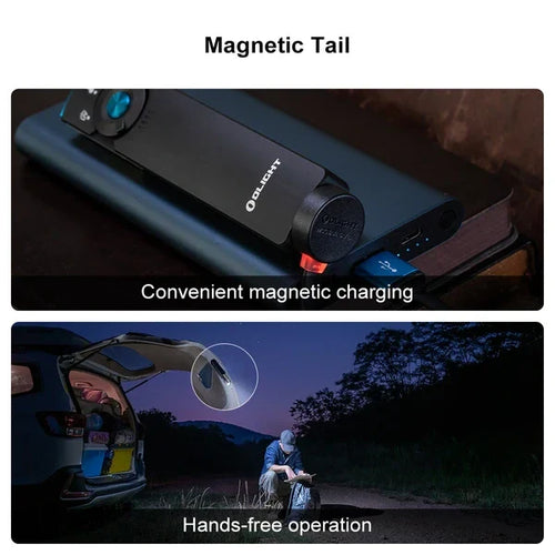 Load image into Gallery viewer, OLIGHT ARKFELDPRO3RRDCWV3RGL Arkfeld Pro Flat EDC Flashlight with LED Light UV and Laser - Red
