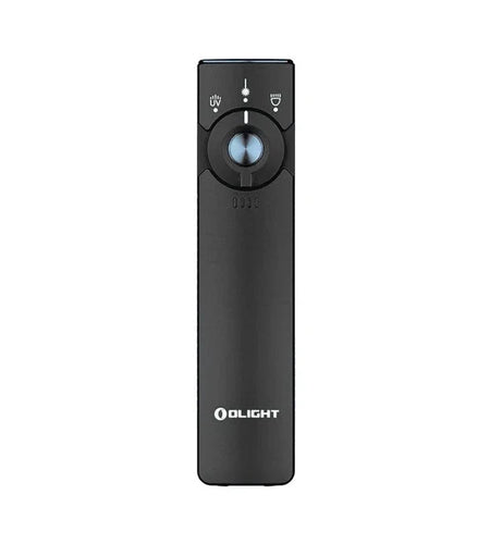 OLIGHT ARKFELDPRO3RBKCWV3 Arkfeld Pro Flat EDC Flashlight with LED Light UV and Laser - Black
