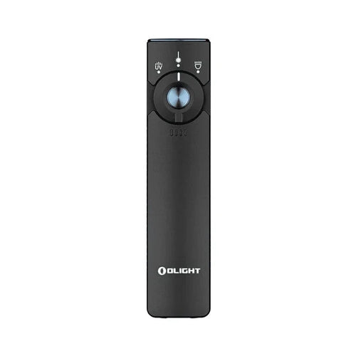 Load image into Gallery viewer, OLIGHT ARKFELDPRO3RBKCWV3 Arkfeld Pro Flat EDC Flashlight with LED Light UV and Laser - Black
