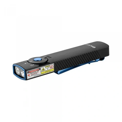Load image into Gallery viewer, OLIGHT ARKFELDPRO3RBKCWV3 Arkfeld Pro Flat EDC Flashlight with LED Light UV and Laser - Black
