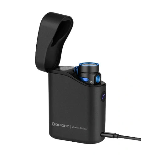 OLIGHT BATON4KITBK Baton 4 Powerful EDC Flashlight 1300 Lumens - Black - Premium (With Charging Case)