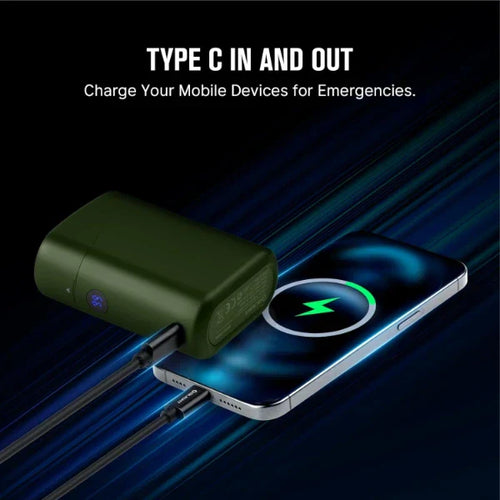 Load image into Gallery viewer, OLIGHT BATON4KITODG Baton 4 Powerful EDC Flashlight 1300 Lumens - OD Green - Premium (With Charging Case)
