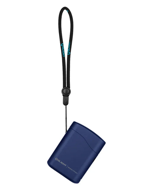 Load image into Gallery viewer, OLIGHT BATON4KITRGBU Baton 4 Powerful EDC Flashlight 1300 Lumens - Regal Blue - Premium (With Charging Case)

