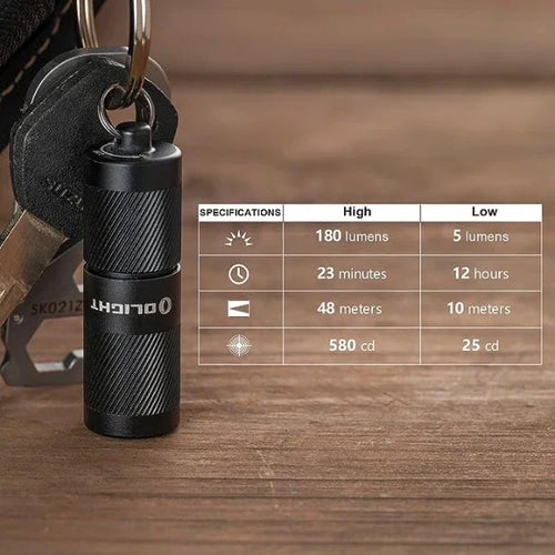 Load image into Gallery viewer, OLIGHT I1R2PROBK i1R 2 Pro Keychain Flashlight - Black
