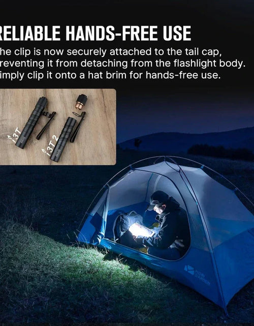 Load image into Gallery viewer, OLIGHT I3T2BK i3T 2 EOS Small EDC Flashlight - Black
