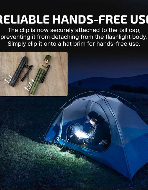 Load image into Gallery viewer, OLIGHT I3T2ODG i3T 2 EOS Small EDC Flashlight - OD Green
