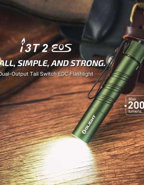 Load image into Gallery viewer, OLIGHT I3T2ODG i3T 2 EOS Small EDC Flashlight - OD Green
