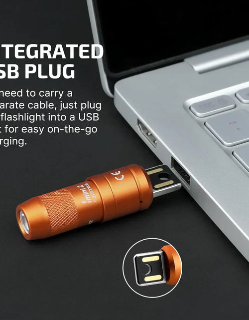 Load image into Gallery viewer, OLIGHT IMINI2OG imini 2 Rechargeable Mini Flashlight - Orange
