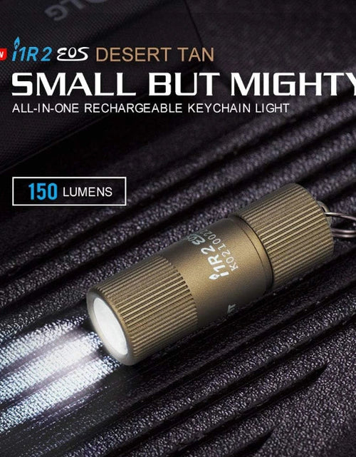 Load image into Gallery viewer, OLIGHT I1R2 EOS Keychain Flashlight Kit - Desert Tan
