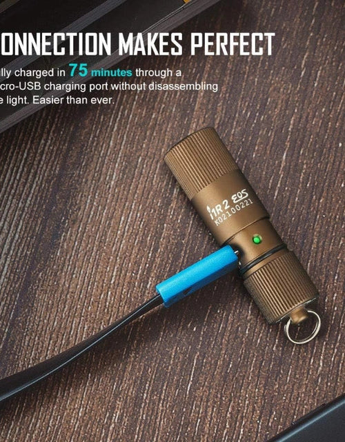 Load image into Gallery viewer, OLIGHT I1R2 EOS Keychain Flashlight Kit - Desert Tan
