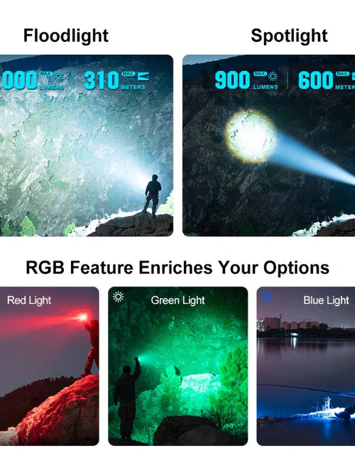 Load image into Gallery viewer, OLIGHT MARAUDERMINIOG Marauder Mini Powerful LED Flashlight With RGB - Orange
