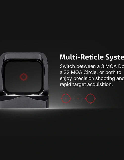 Load image into Gallery viewer, OLIGHT OSIGHTXRDDOTBK Osight X 3 MOA Dot &amp; 32 MOA Circle with OAL Material - Black
