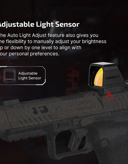 Load image into Gallery viewer, OLIGHT OSIGHTXRDDOTBK Osight X 3 MOA Dot &amp; 32 MOA Circle with OAL Material - Black
