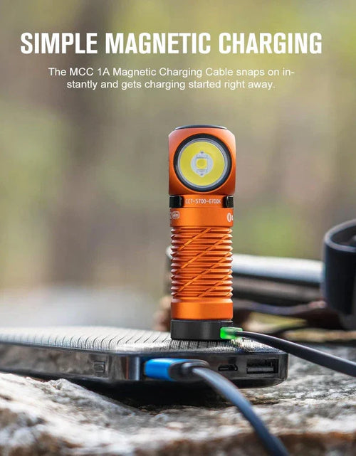 Load image into Gallery viewer, OLIGHT PERUN2MINIOG Perun 2 Mini LED Rechargeable Headlamp - Orange
