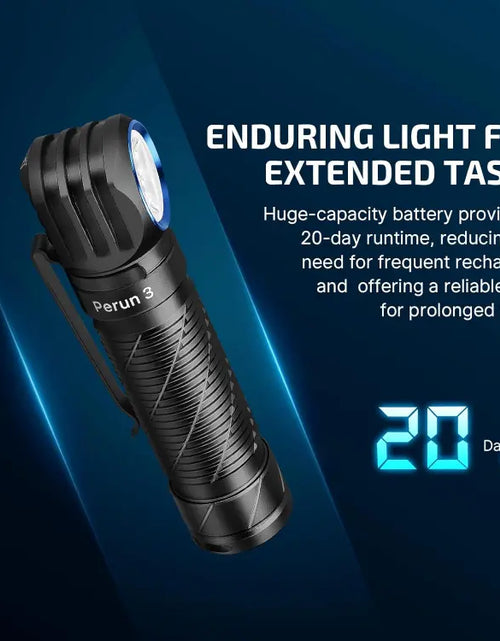 Load image into Gallery viewer, OLIGHT PERUN3BK Perun 3 Headlamp 3000 Lumens White Light and Red Light - Black

