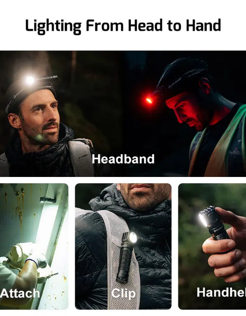 Load image into Gallery viewer, OLIGHT PERUN3BK Perun 3 Headlamp 3000 Lumens White Light and Red Light - Black
