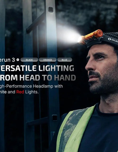Load image into Gallery viewer, OLIGHT PERUN3OG Perun 3 Headlamp 3000 Lumens White Light and Red Light - Orange
