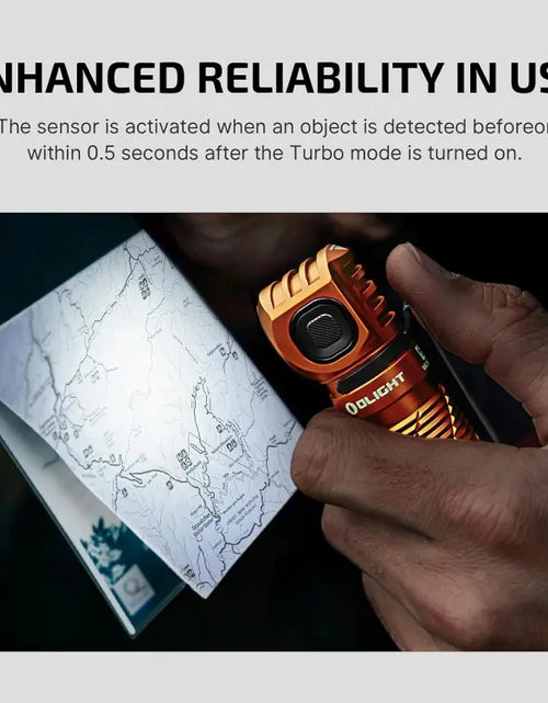 Load image into Gallery viewer, OLIGHT PERUN3OG Perun 3 Headlamp 3000 Lumens White Light and Red Light - Orange
