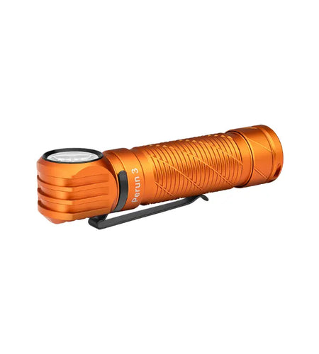 OLIGHT PERUN3OG Perun 3 Headlamp 3000 Lumens White Light and Red Light - Orange