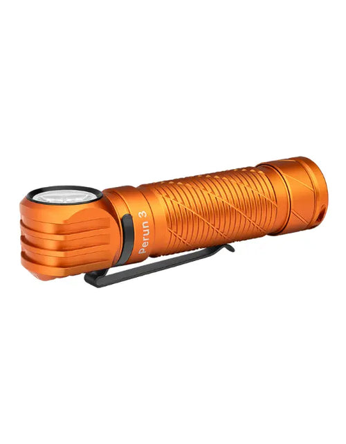 Load image into Gallery viewer, OLIGHT PERUN3OG Perun 3 Headlamp 3000 Lumens White Light and Red Light - Orange
