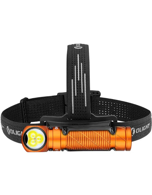 Load image into Gallery viewer, OLIGHT PERUN3OG Perun 3 Headlamp 3000 Lumens White Light and Red Light - Orange
