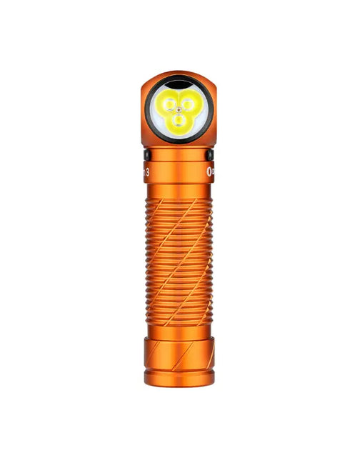 Load image into Gallery viewer, OLIGHT PERUN3OG Perun 3 Headlamp 3000 Lumens White Light and Red Light - Orange
