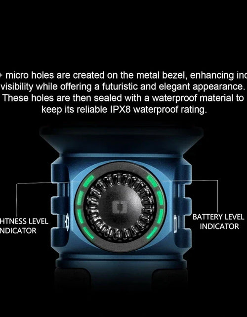 Load image into Gallery viewer, OLIGHT SEEKER4PROMNBUREGULAR Seeker 4 Pro High Power Flashlight - Midnight Blue CW(5700~7000K)
