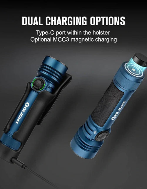 Load image into Gallery viewer, OLIGHT SEEKER4PROMNBUREGULAR Seeker 4 Pro High Power Flashlight - Midnight Blue CW(5700~7000K)
