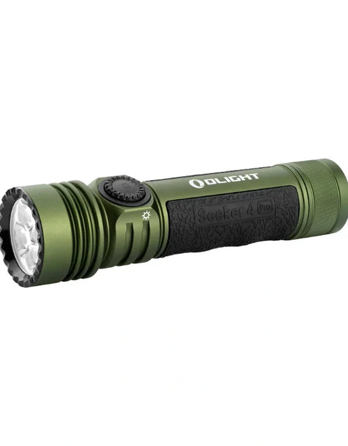 Load image into Gallery viewer, OLIGHT SEEKER4PROODG Seeker 4 Pro High Power Flashlight - OD Green CW(5700~7000K)
