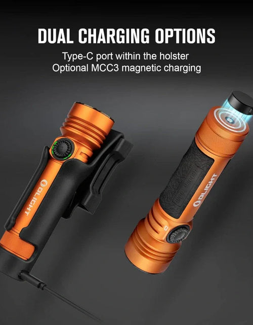 Load image into Gallery viewer, OLIGHT SEEKER4PROOG Seeker 4 Pro High Power Flashlight - Orange CW(5700~7000K)
