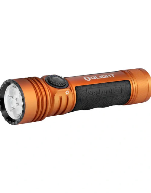 Load image into Gallery viewer, OLIGHT SEEKER4PROOG Seeker 4 Pro High Power Flashlight - Orange CW(5700~7000K)
