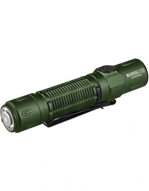 Load image into Gallery viewer, OLIGHT WARRIOR3SODG Warrior 3S High Beam Tactical Flashlight - OD Green
