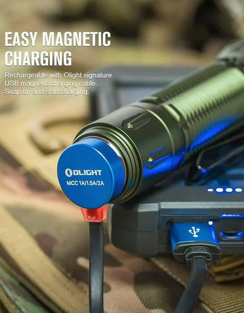 Load image into Gallery viewer, OLIGHT WARRIOR3SODG Warrior 3S High Beam Tactical Flashlight - OD Green
