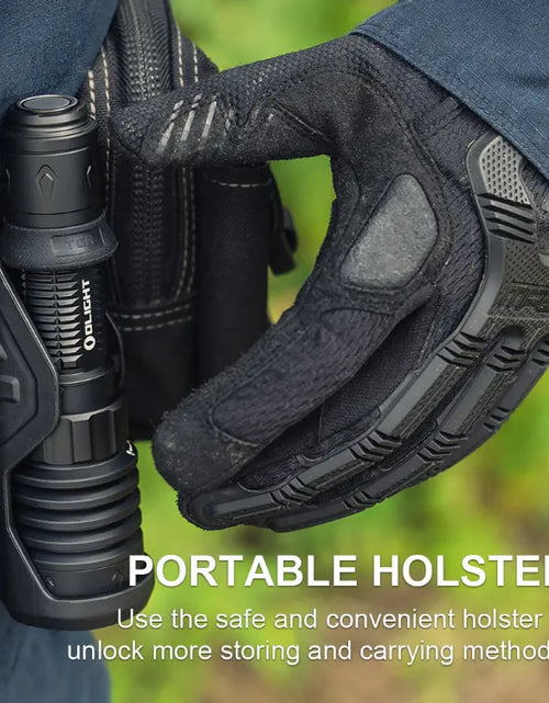 Load image into Gallery viewer, OLIGHT WARRIORX4MTBK Warrior X 4 USB-C and MCC Rechargeable Tactical Flashlight With Holster - Matte Black

