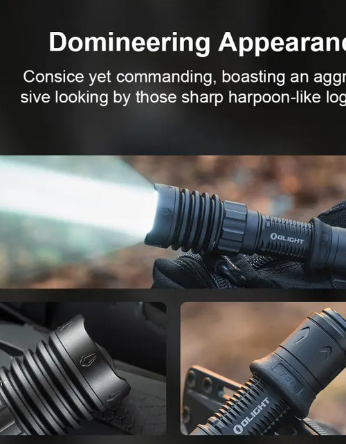 Load image into Gallery viewer, OLIGHT WARRIORX4MTBK Warrior X 4 USB-C and MCC Rechargeable Tactical Flashlight With Holster - Matte Black
