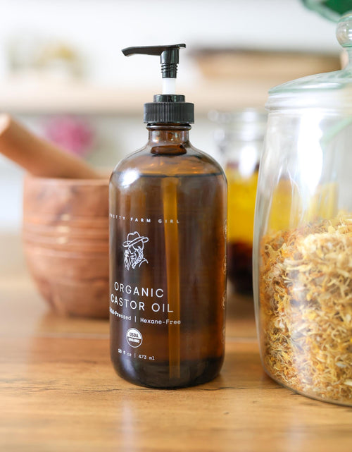 Load image into Gallery viewer, Pure Organic Cold Pressed Hexane-Free Castor Oil
