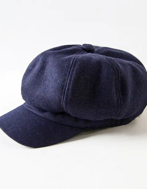 Load image into Gallery viewer, Octagonal Woolen Beret Hat for Casual Wear
