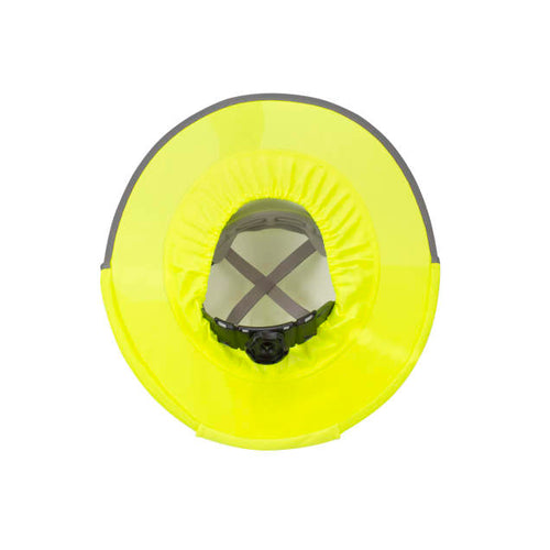 Load image into Gallery viewer, Collapsable Hard Hat Shade High Vis
