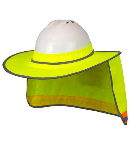 Collapsable Hard Hat Shade High Vis