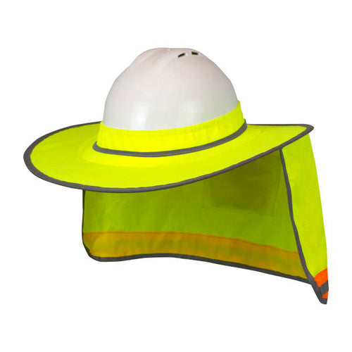 Load image into Gallery viewer, Collapsable Hard Hat Shade High Vis
