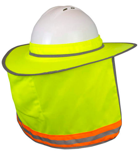 Collapsable Hard Hat Shade High Vis