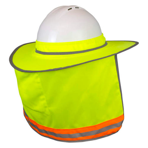 Load image into Gallery viewer, Collapsable Hard Hat Shade High Vis
