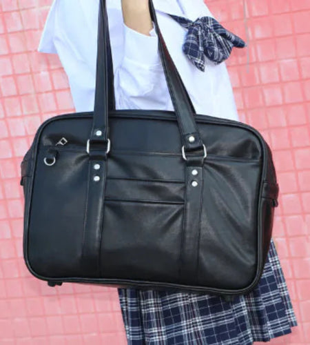 PU Leather Single Shoulder Commuter Bag