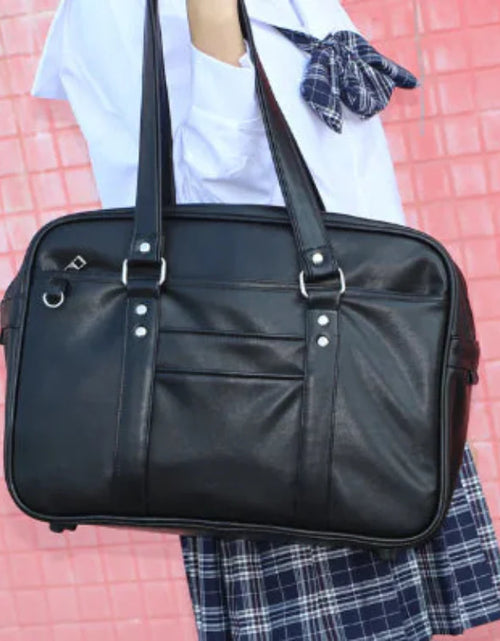 Load image into Gallery viewer, PU Leather Single Shoulder Commuter Bag
