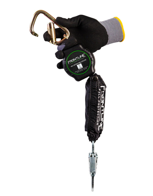 Load image into Gallery viewer, Frontline RPA061S 6' Aramid Fiber Web Single Leg SRL with Steel Snap Hook End
