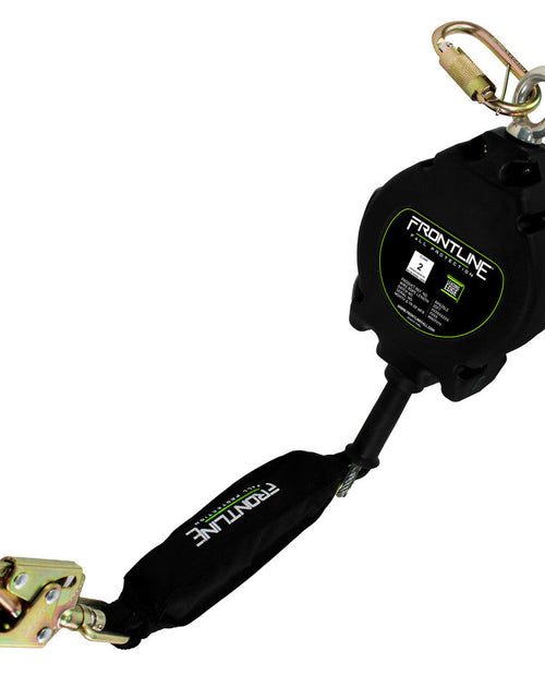 Load image into Gallery viewer, Frontline RPGLE Leading Edge Cable Single Leg SRL with Steel Snap Hook End
