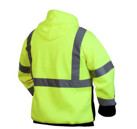 Load image into Gallery viewer, Class 3 Hi-Vis Hooded Sweatshirt
