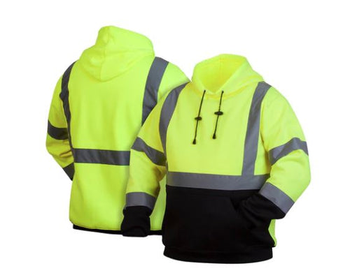 Load image into Gallery viewer, Class 3 Hi-Vis Hooded Sweatshirt
